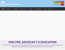 Tablet Screenshot of myharmonyhouse.org